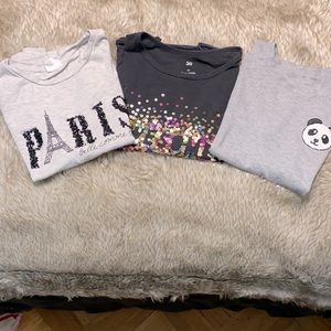 Three girls tee shirts